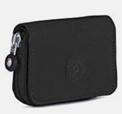Kipling black nylon zip around - kipling,