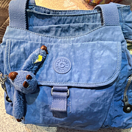 Kipling blue nylon shoulder - kipling,