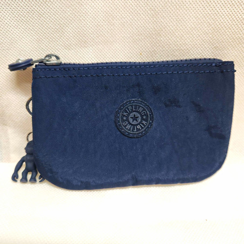 Kipling navy nylon - nylon, zip-around