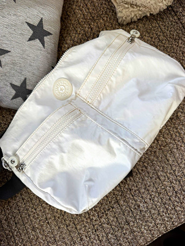 Kipling white nylon crossbody - kipling,
