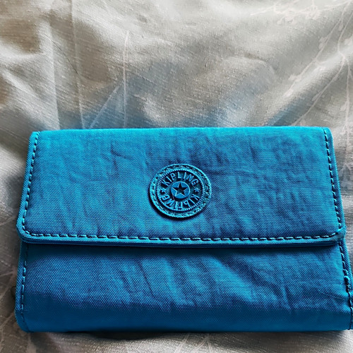 Kipling blue nylon - nylon, canvas