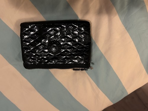 Kipling black zip wallet purse - zip,