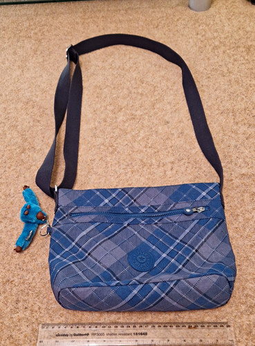 Kipling blue grey check - check, plaid