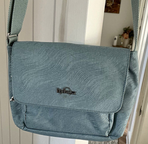 Kipling blue nylon crossbody - kipling,