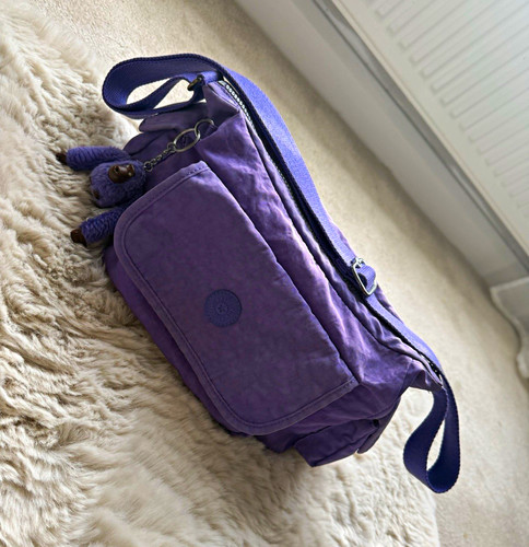 Kipling purple nylon - kipling, crossbody