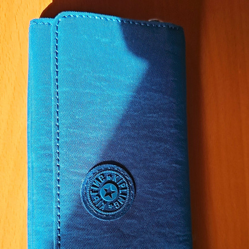 Kipling blue nylon canvas - nylon,