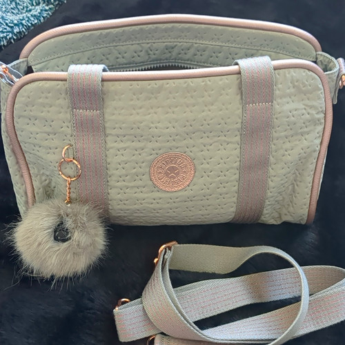 Kipling grey pink nylon - grey,pink,