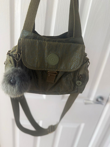Kipling green nylon medium - kipling,