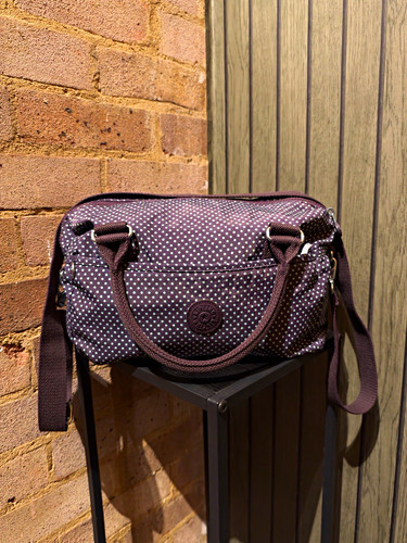 Kipling purple polka dot nylon - polka,