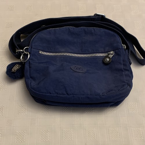 Kipling blue nylon crossbody - nylon,