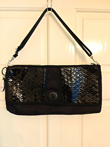 Kipling black nylon shoulder - kipling,