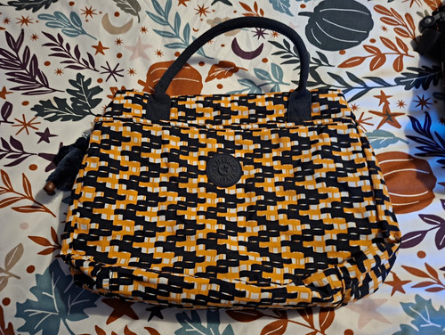 Kipling geometric nylon small - nylon,