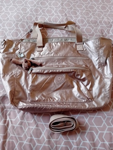 Kipling holdall metallic gold - kipling,