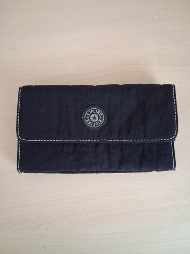 Kipling black tri fold - fold, purse