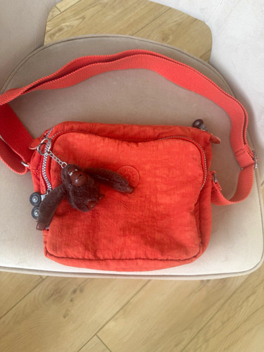 Kipling orange nylon small - kipling,