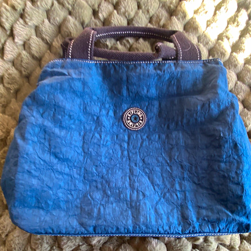 Kipling blue nylon tote - blue,