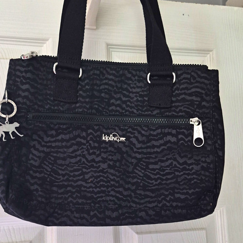 Kipling black animal print - kipling,