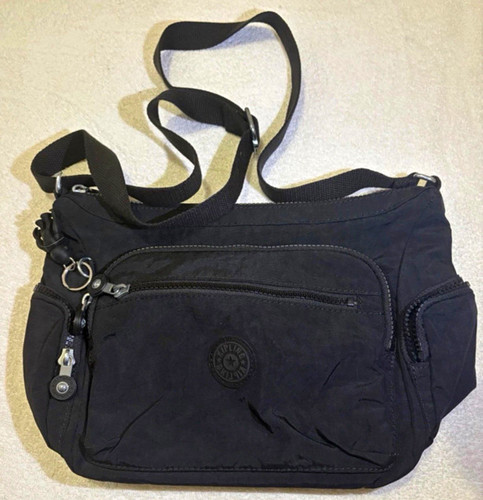 Kipling black nylon - black,
