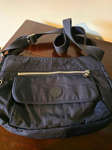 Kipling navy nylon crossbody - navy,