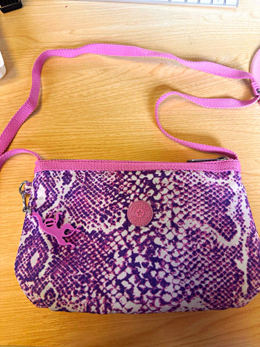 Kipling purple snake print - purple,