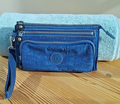 Kipling blue nylon zip - blue,