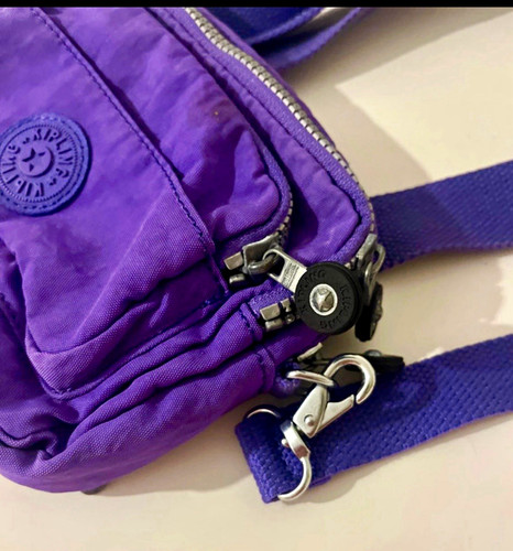 Kipling purple nylon small - purple,